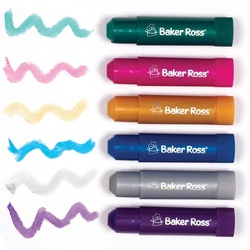 Plakat Malstifte in Metallic-Farben (pro Set 6) Farben