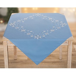 Stickmitteldecke "Eiszeit"