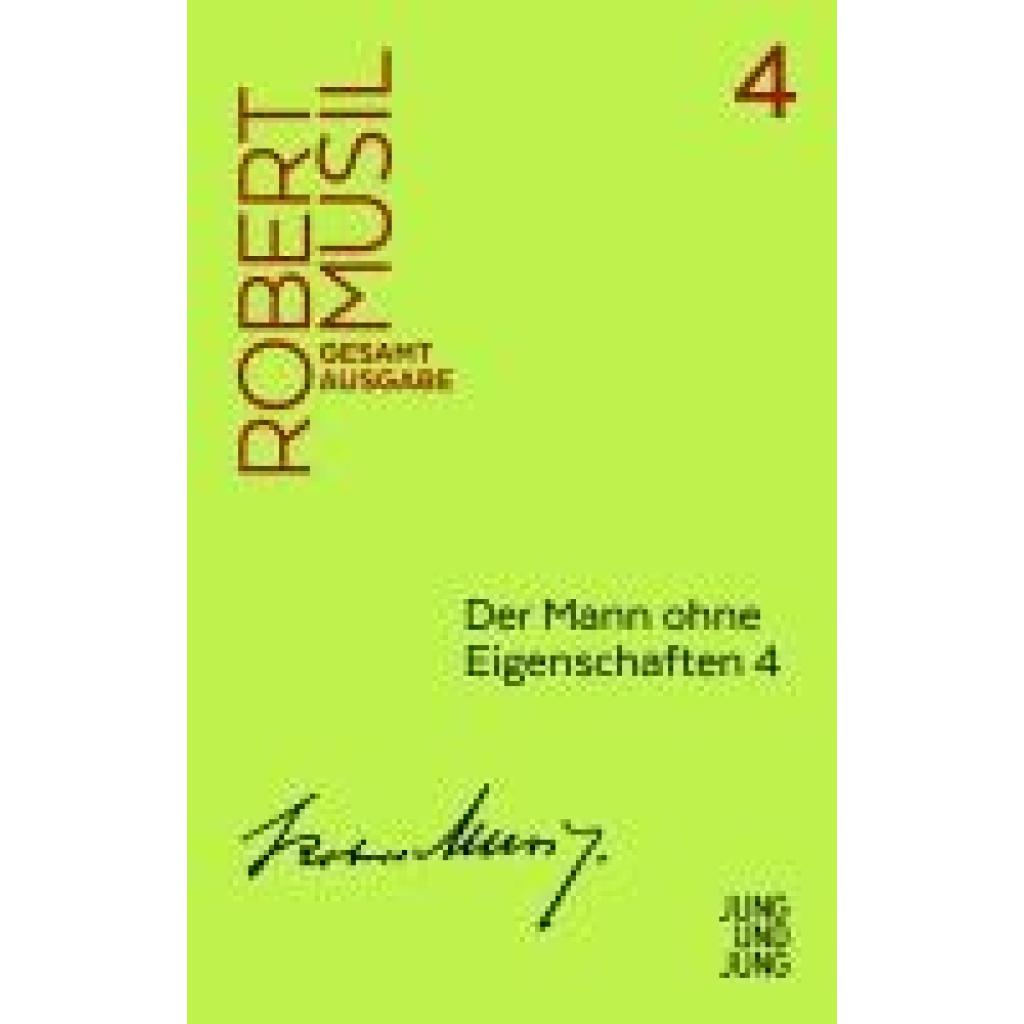 Der Mann ohne Eigenschaften 4 (Musil, Robert)