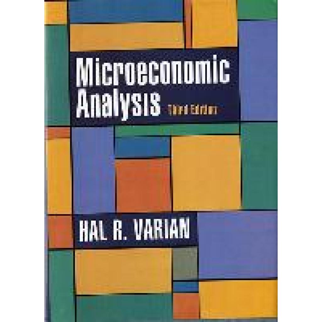 Microeconomic Analysis (Varian, Hal R.)