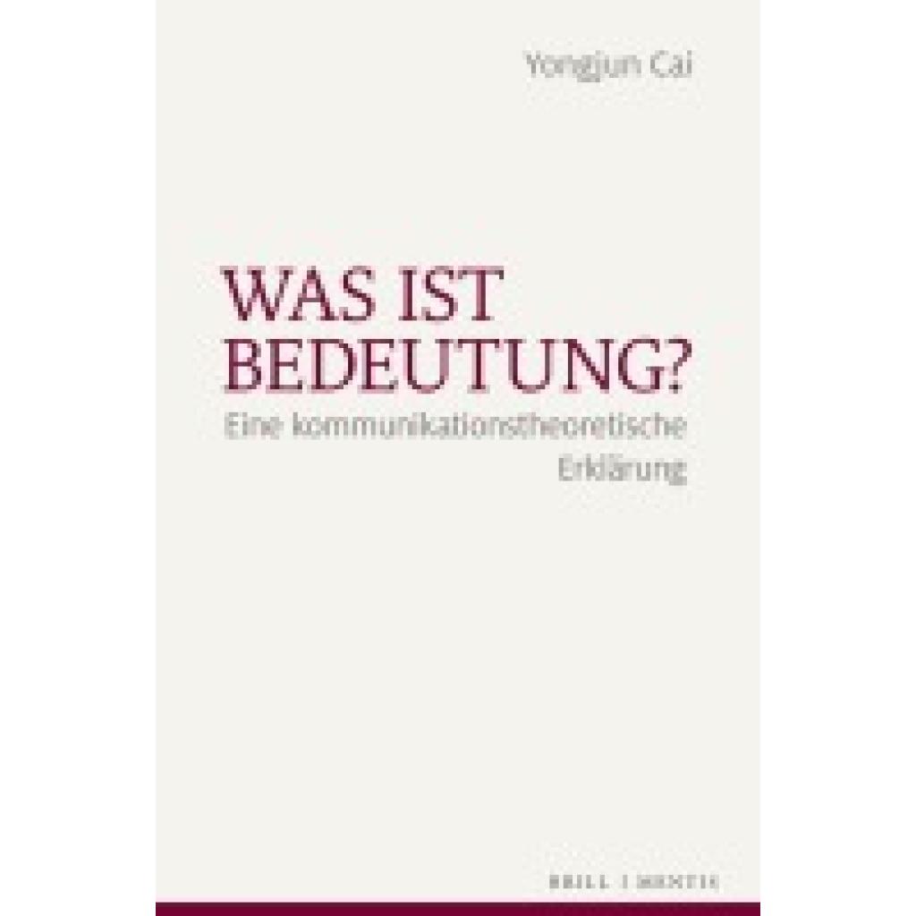 Cai, Yongjun: Was ist Bedeutung?